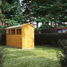 Image of Shed | 12x4 Power Apex Garden Shed | 4x12 Sheds | Super Fast 2-3 Day Delivery