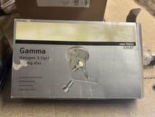 Image of Ceiling Light, New Takes 3 GU10 Bulbs, In Original Box (box Damaged)