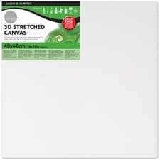 Image of Daler Rowney 3D Stretched Canvas 40x40x4cm
