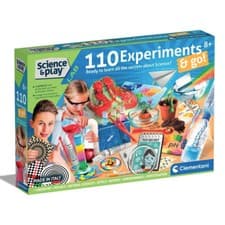 Image of Clementoni Science & Play: Science in 110 Experiments Lab Age 8+