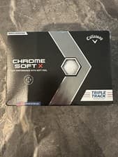 Image of Callaway Golf ChromeSoft X Triple Golf Balls - White Pack of 12