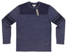 Image of J.Crew Men's Medium Slim Fit Flagstone Colorblock Shirt, Jaspe Admiral Blue NWT