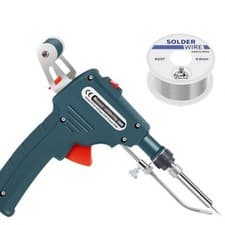 Image of 60W Auto Hand Held Solder Feed Soldering Welding Tools Soldering Gun Kits 220V
