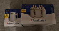 Image of Russell Hobbs | Kettle & Toaster Set, Bronte Collection | Stone | Brand New✅
