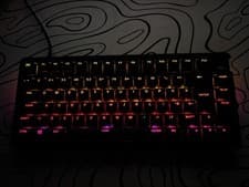 Image of HYPERX Alloy Rise 75 Mechanical Gaming Keyboard (Akko creamy v3 yellow switches)