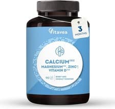 Image of Calcium with Magnesium, Zinc & Vitamin D - 90 Tablets for 3 Months - Bone, Muscl