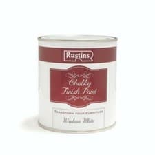 Image of Rustins Chalky Finish Furniture Chalk Paint Shabby Chic 500ml - Various Colours