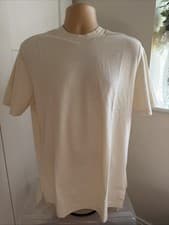 Image of HUGO BOSS P-THOMPSON 290 PerformanceSLIM FIT TEE OPEN BEIGE SZ LG BNWT RRP £119