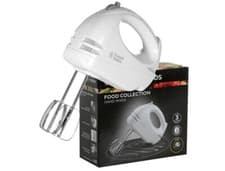 Image of Russell Hobbs Electric Hand Mixer 125W Whisk 6 Speed Food Collection White 14451