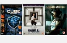 Image of CUBE Trilogy 1-3 Complete Collection Part 1 2 3 Hypercube Cube Zero New UK DVD