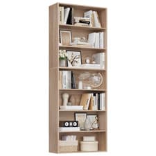 Image of Tall Bookshelf 7 Tier 210cm Freestanding Bookcase Storage Display Shelf Rack
