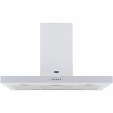 Image of Belling 110 DB Flat White - 110cm Wide Chimney Cooker Hood - Brand New Boxed