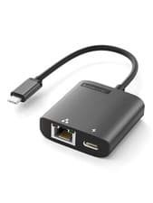 Image of Lemorele UsB 3.0/Type-C to Gigabit RJ45 Ethernet LAN port + PD 60W Fast charging