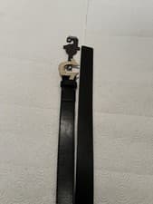 Image of True Religion TR304507 Mens Crystal Horseshoe Buckle Belt Black/Gold Size 36