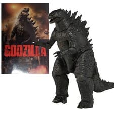 Image of NECA Godzilla 2014 Movie Black 6" Action Figure 12" Head To Tail Boxed New