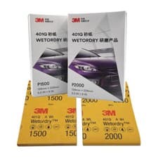 Image of 3M Fine Sandpaper P1200/1500/2000/2500 Sandpaper For Polishing Car Paint 100pcs