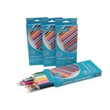 Image of Classmaster Colouring Pencils Assorted CPW36 Pack of 36