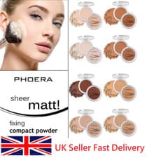 Image of PHOERA COMPACT PRESSED POWDER MATTE SETTING FACE FOUNDATION MAKE UP BASE FIXER
