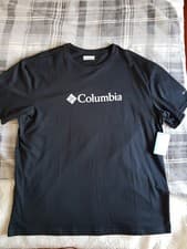 Image of COLUMBIA T Shirt Black XL Brand New With Tags