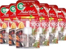 Image of Air Wick Plug In Refill - Mulled Wine Clementine & Spice - 19ml 6 Pack