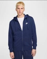 Image of Nike Sportswear Club Fleece Men's Full-Zip Hoodie