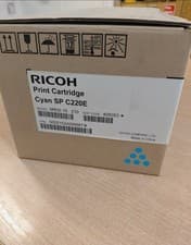 Image of Genuine Ricoh 406053 Cyan SP C220E Print Toner Cartridge