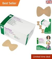 Image of Comfortable & Breathable Fingertip Fabric Plasters - 100 Count Hypoallergenic