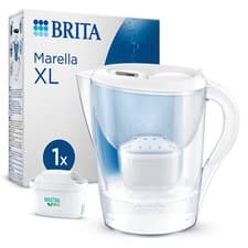 Image of BRITA Marella XL Water Filter Jug White 3.5L & 1x MAXTRA PRO All-in-1 Cartridge