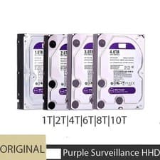 Image of 4TB WD Purple Surveillance CCTV 3.5" SATA Internal Hard Drive PC HDD WD40PURZ