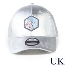 Image of Disney Frozen 2 Elsa Badge Adjustable Cap Unisex Genuine Quality Silver/Metallic