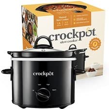 Image of Crock-Pot Slow Cooker | Removable Easy-Clean Ceramic Bowl | 1.8 L Small Slow
