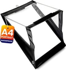 Image of A4 Waterproof Clipboard with PVC Cover – Protect Documents from Rain & Dust