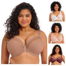 Image of Elomi Matilda Underwired Plunge Bra Underwired Fuller Bust Underwired Bras 8900