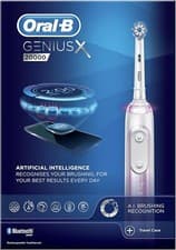Image of Oral-B Genius X with Artificial Intelligence Blush Pink Electric Toothbrush