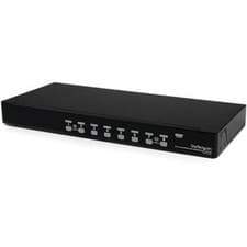 Image of Startech 8 Port 1U Rackmount Usb Kvm Switch With Osd 8 X 1 8 X Hd-15 Keyboard/Mo