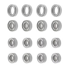 Image of 16pc RC Chassis Ball Bearing 10x5x4mm 11x5x4mm 12x8x3.5mm Set for TT-02 Chassis