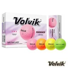Image of Volvik Ladies Golf Balls Soft Feel Distance Mixed Colours Inc FREE Srixon Gift