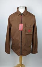 Image of HUGO Mens Emmond Overshirt - Rust/Copper size uk medium