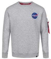Image of BNWT - Alpha Industries Space Shuttle Sweater In Grey - Medium