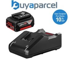 Image of Bosch 18v Battery Starter Set 1 x 6.0ah Lithium Battery + GAL18V40 Fast Charger