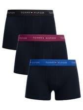 Image of Tommy Hilfiger 3 Pack Signature Cotton Essentials Trunks Navy BRAND NEW