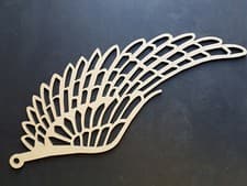 Image of LASER CUT WALL ART - ANGEL WING (LARGE)