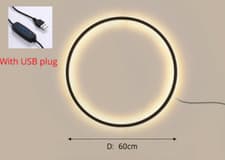 Image of Circular Elegant LED Wall Light - Indoor Lighting