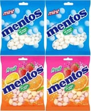 Image of Mentos Chewy Mint & Fruit Flavoured Sweets 150g Bags Bulk Buy