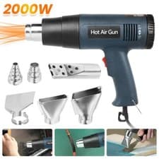 Image of 2000W Professional Hot Air Heat Gun Variable Temperature Paint Stripper 6 Nozzle