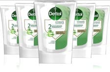 Image of Dettol No Touch Hand Wash System Refill Aloe Vera 5 x 250ml (Pack of 5)