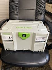 Image of Festool ETS150 3 EQ 240v Eccentric Sander 571901 Systainer 3 pin uk plug No Pad