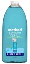 Image of Refill for Method Bathroom Cleaner Spray 2 Litre Eucalyptus and Mint Fragrance