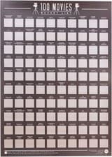 Image of Gift Republic The Original 100 Movies-Scratch Off Bucket List Poster, Paper, Mu