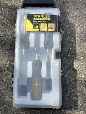 Image of Stanley FatMax Bevel Edge Chisel Thru Tang 3-Piece Set 12, 18, 25mm